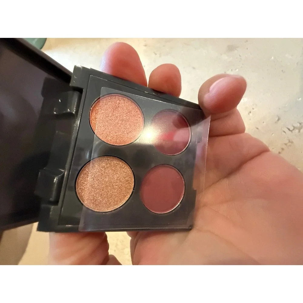 KAB Cosmetics‎ Plum Fairy Eyeshadow Quad Palette 4 Shades Shimmer Matte 3.6g
